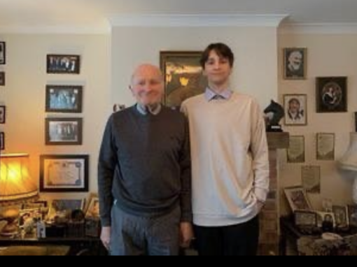 Peter, 81, with guest Rostyslav