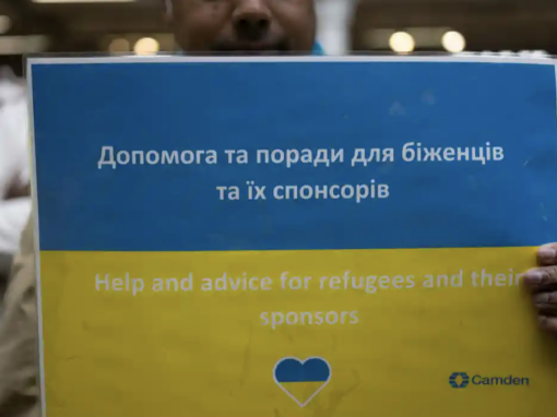 Hundreds of Ukrainian refugees left homeless