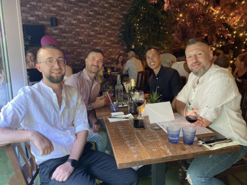 communication has no borders for Dennis, Oleksii, Danny and Martin