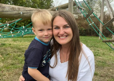 How Olena and her son are living a new life in the UK