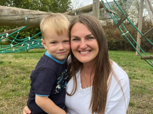 How Olena and her son are living a new life in the UK